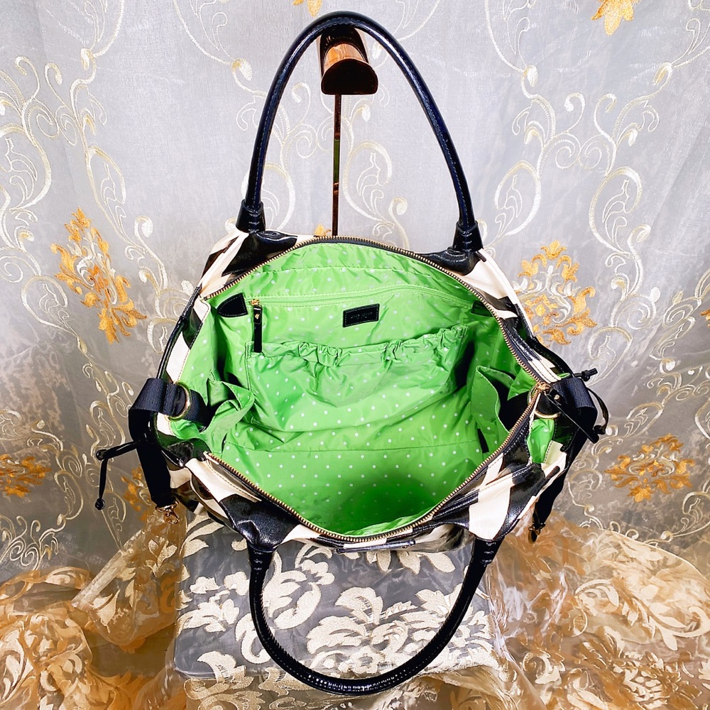 KATE♠️SPADE Baby Zebra Stevie Large New Diaper Pad Bag L EUC - Picture 9 of 16